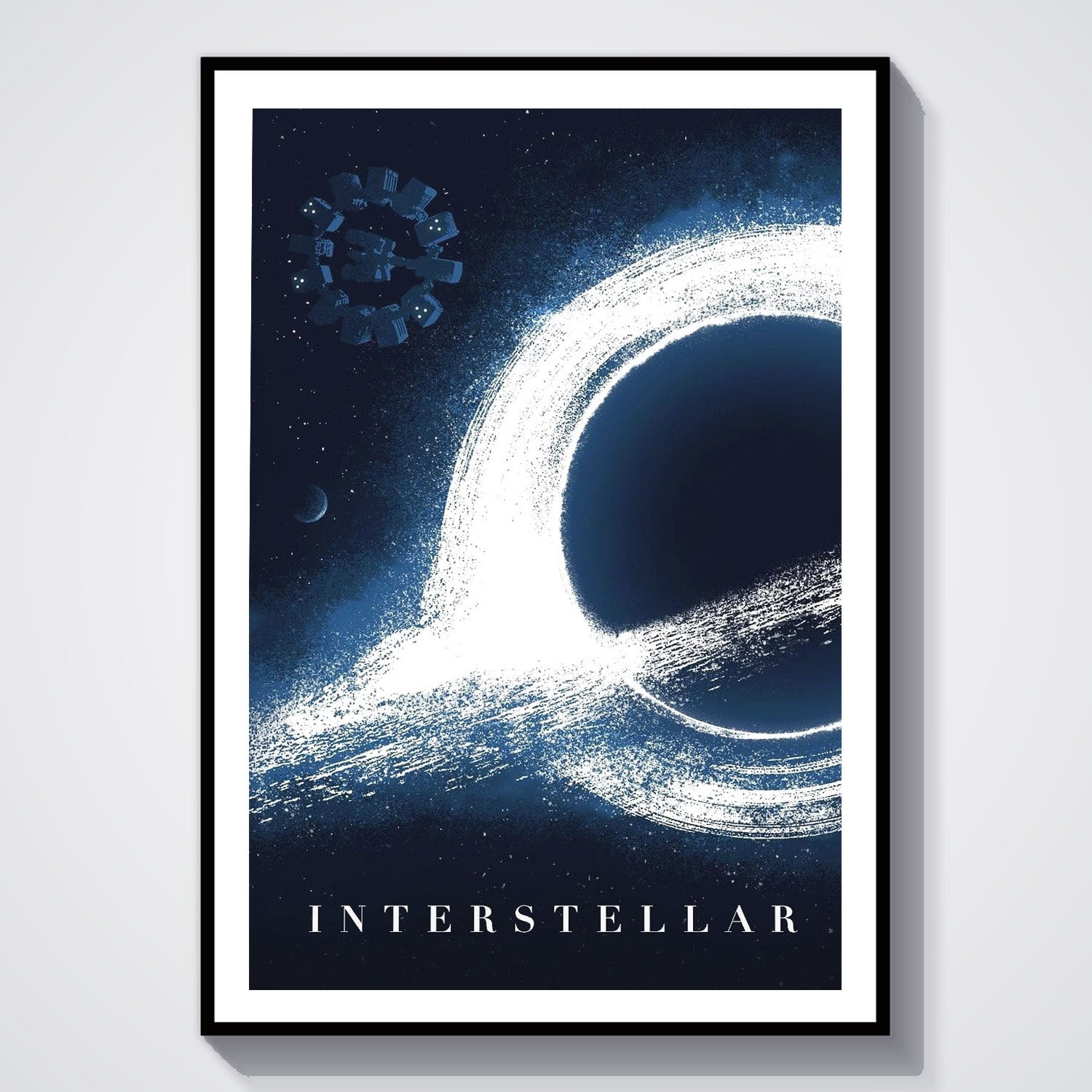 Flex Designs Poster Interstellar Key Art 5 x 7" Home Goods - Movie 2014 Movie Poster