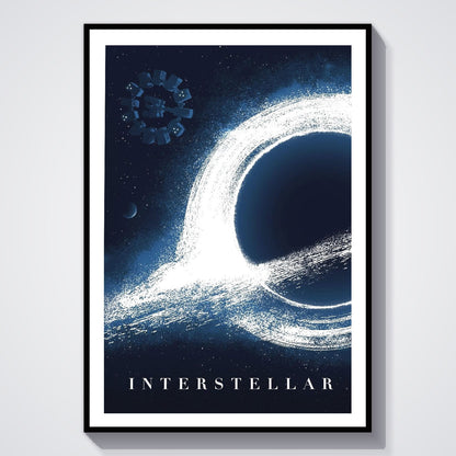 Flex Designs Poster Interstellar Key Art 5 x 7" Home Goods - Movie 2014 Movie Poster