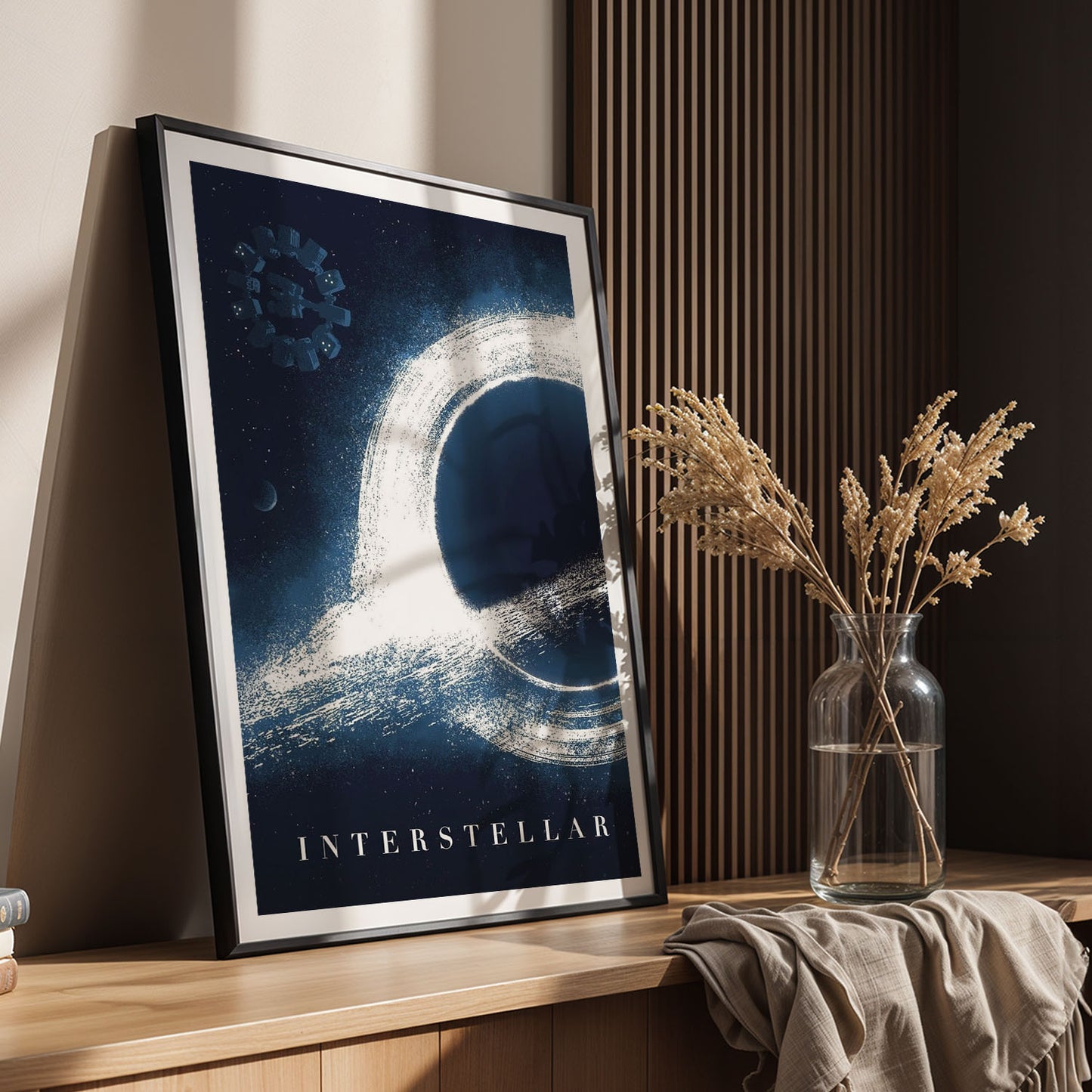 Flex Designs Poster Interstellar Key Art 11 x 17" Home Goods - Movie 2014 Movie Poster