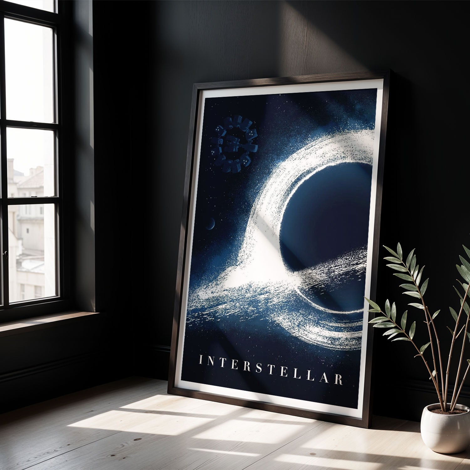 Flex Designs Poster Interstellar Key Art 5 x 7" Home Goods - Movie 2014 Movie Poster
