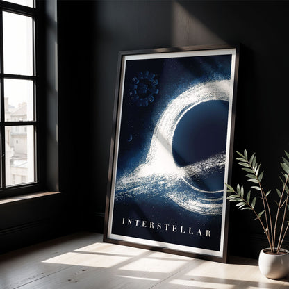 Flex Designs Poster Interstellar Key Art 5 x 7" Home Goods - Movie 2014 Movie Poster
