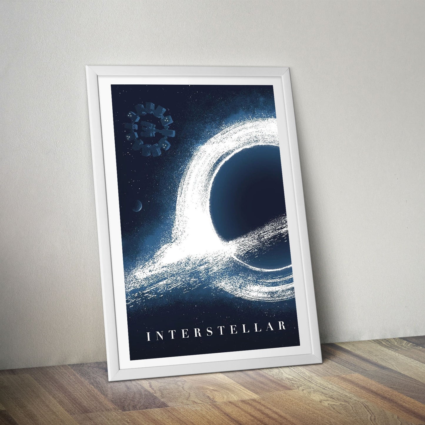 Flex Designs Poster Interstellar Key Art 5 x 7" Home Goods - Movie 2014 Movie Poster