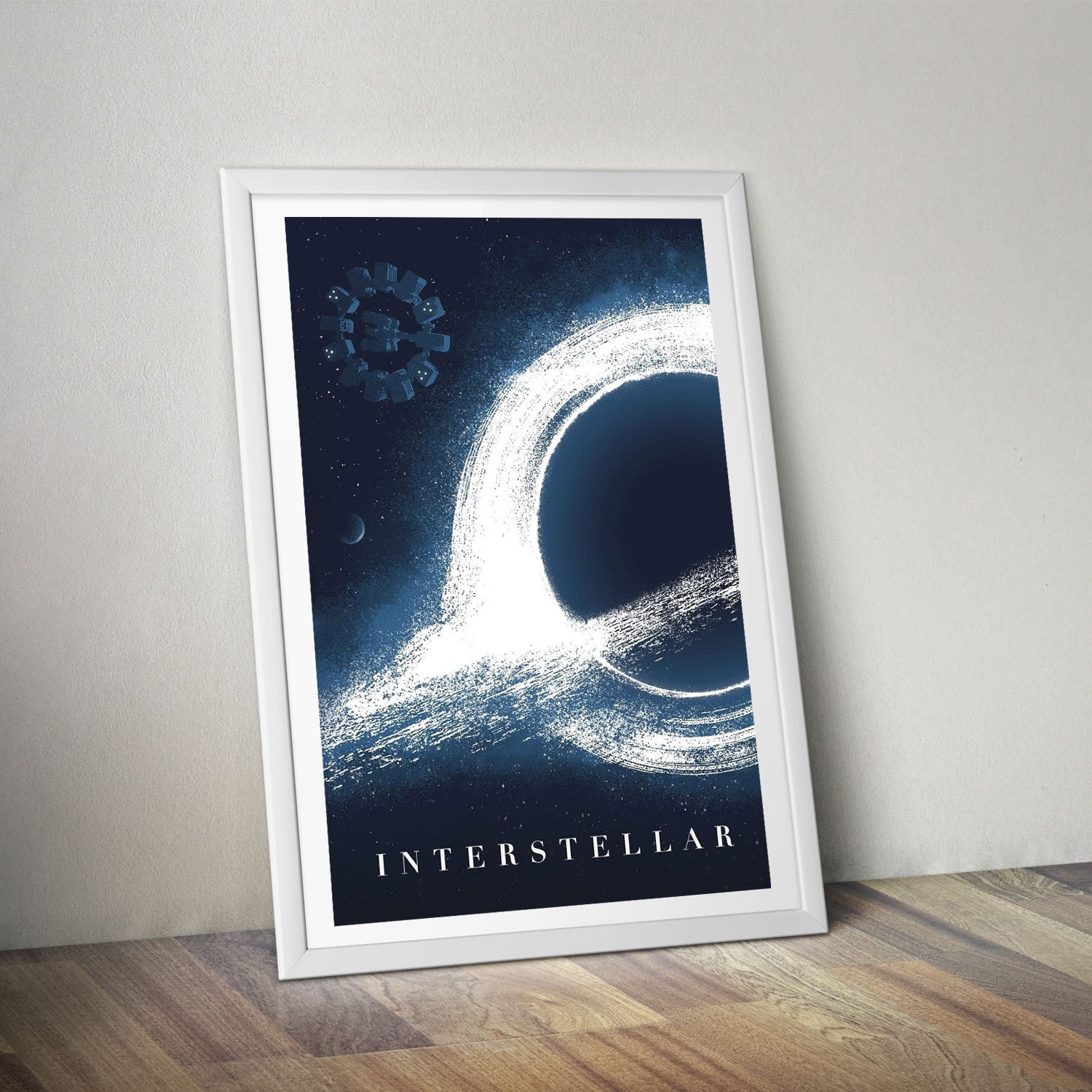 Flex Designs Poster Interstellar Key Art 5 x 7" Home Goods - Movie 2014 Movie Poster