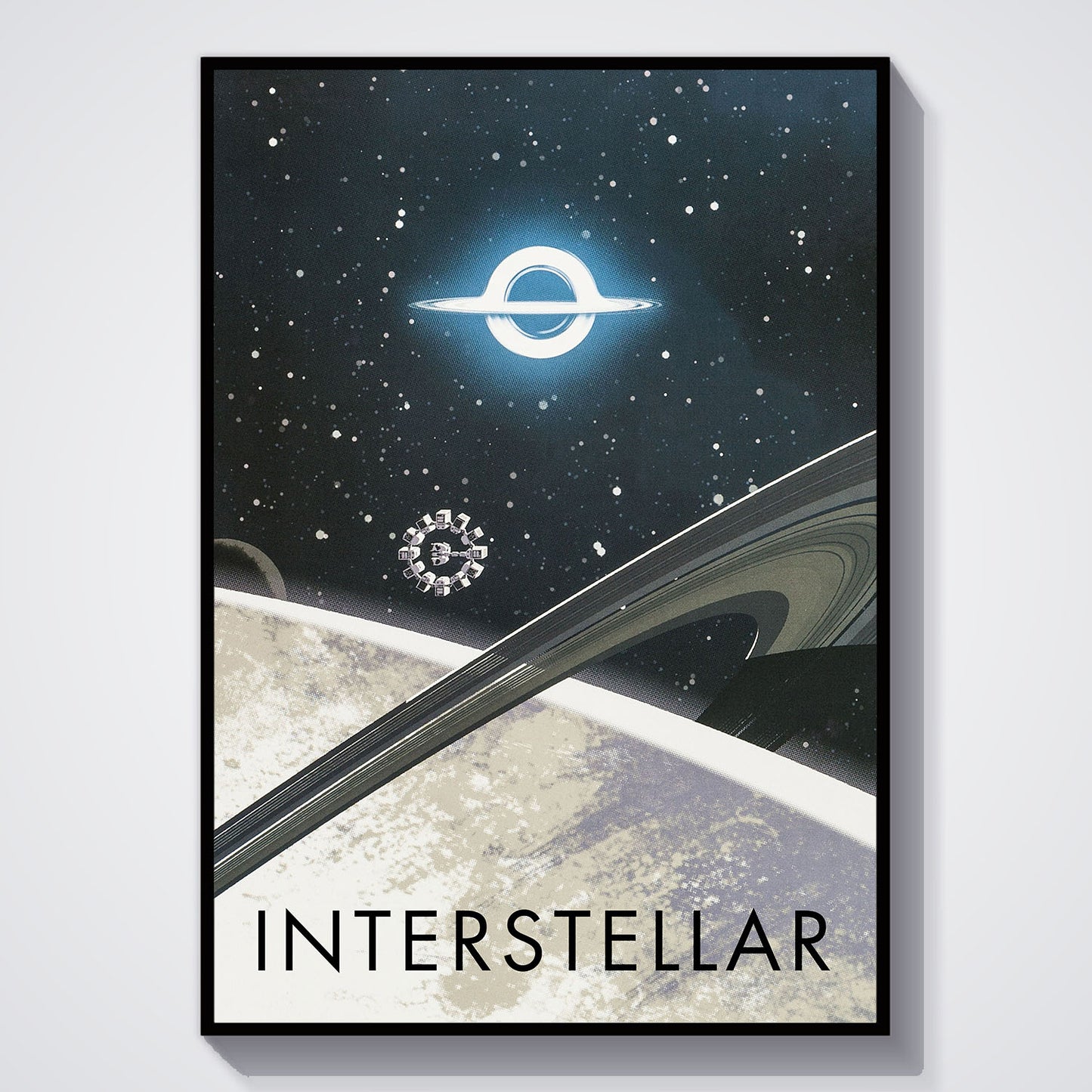 Flex Designs Poster Interstellar Travel 2014) 11 x 17" Home Goods - Movie 2014 Movie Poster