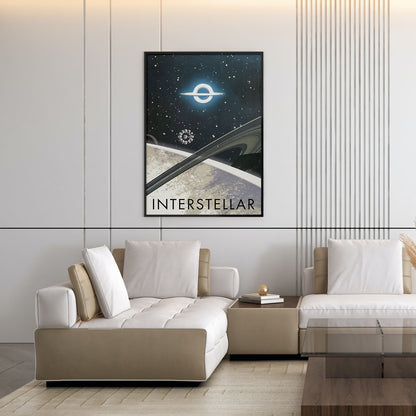 Flex Designs Poster Interstellar Travel 2014) 11 x 17" Home Goods - Movie 2014 Movie Poster