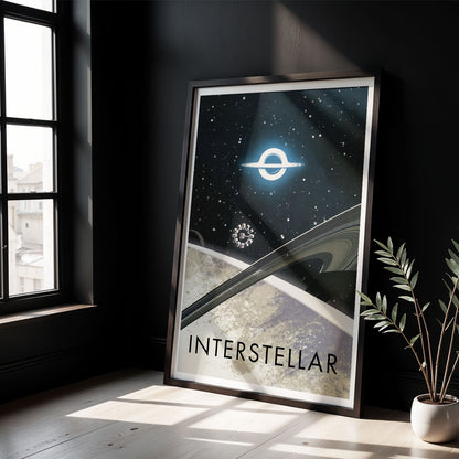 Flex Designs Poster Interstellar Travel 2014) 5 x 7" Home Goods - Movie 2014 Movie Poster