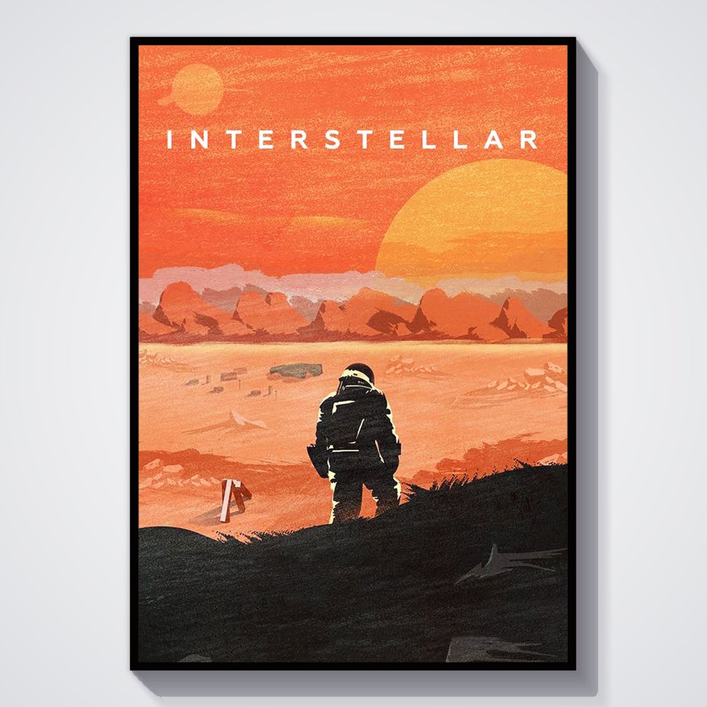 Flex Designs Poster Interstellar World 11 x 17" Home Goods - Movie 2014 Movie Poster