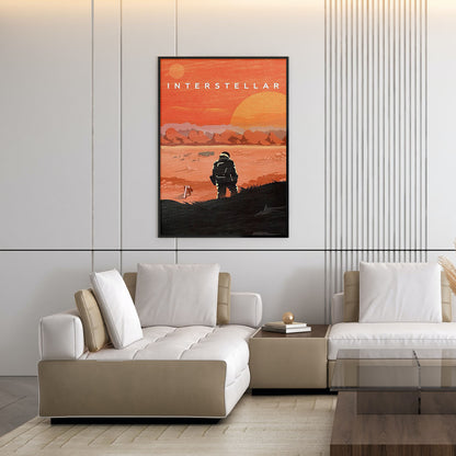 Flex Designs Poster Interstellar World 11 x 17" Home Goods - Movie 2014 Movie Poster
