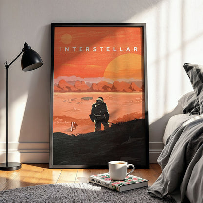 Flex Designs Poster Interstellar World 11 x 17" Home Goods - Movie 2014 Movie Poster