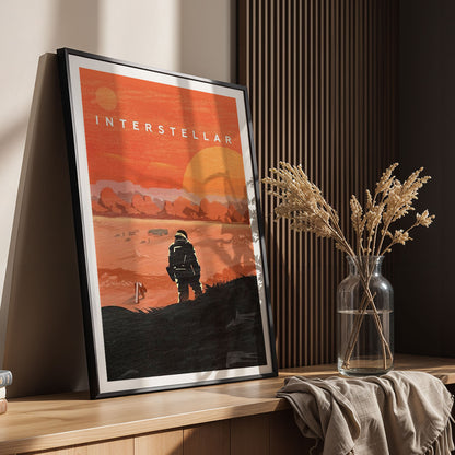 Flex Designs Poster Interstellar World 11 x 17" Home Goods - Movie 2014 Movie Poster