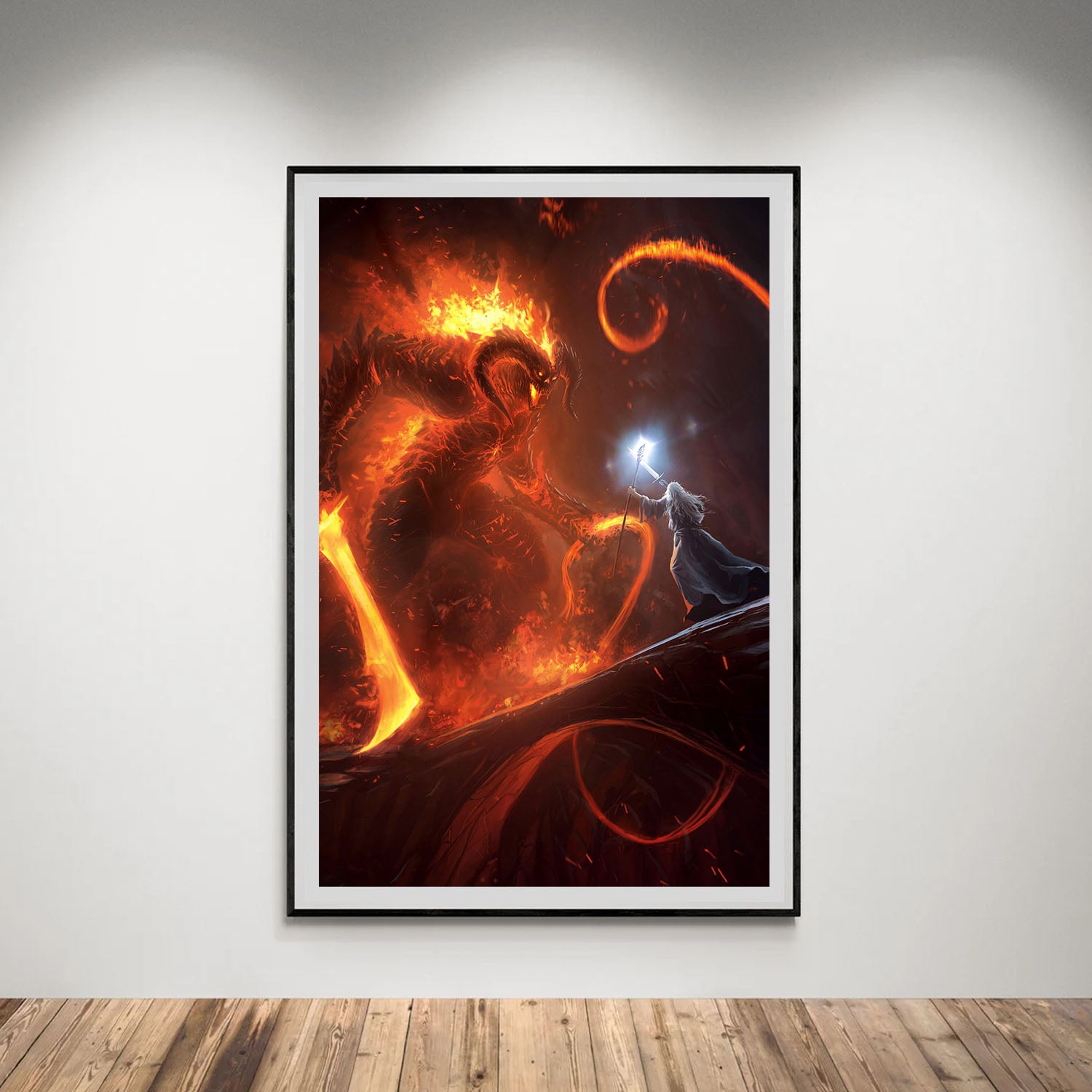 Flex Designs Poster Lord of the Rings You Shall Not Pass 5 x 7" Home Goods - Movie 2001 Movie Poster
