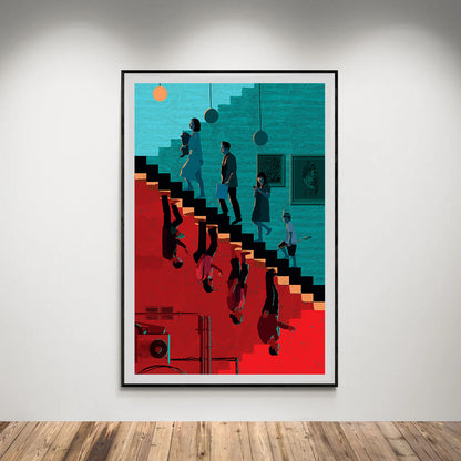Flex Designs Poster Parasite Cartoon 5 x 7" Home Goods - Movie 2019 Movie Poster