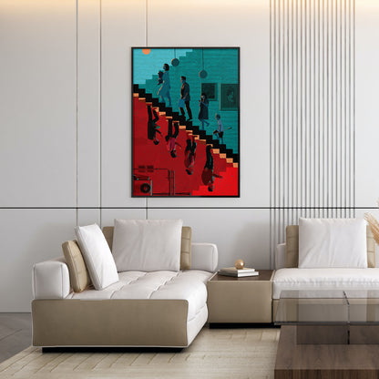 Flex Designs Poster Parasite Cartoon 11 x 17" Home Goods - Movie 2019 Movie Poster