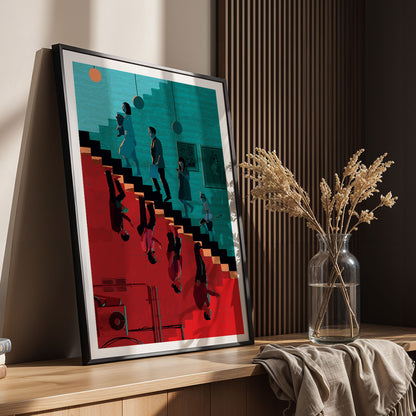 Flex Designs Poster Parasite Cartoon 11 x 17" Home Goods - Movie 2019 Movie Poster