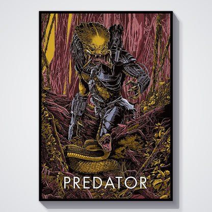 Flex Designs Poster Predator Sketch 11 x 17" Home Goods - Movie 1987 Movie Poster