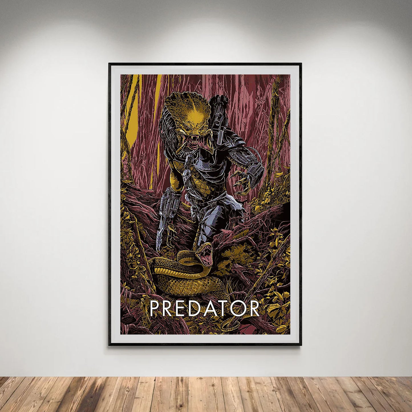 Flex Designs Poster Predator Sketch 5 x 7" Home Goods - Movie 1987 Movie Poster