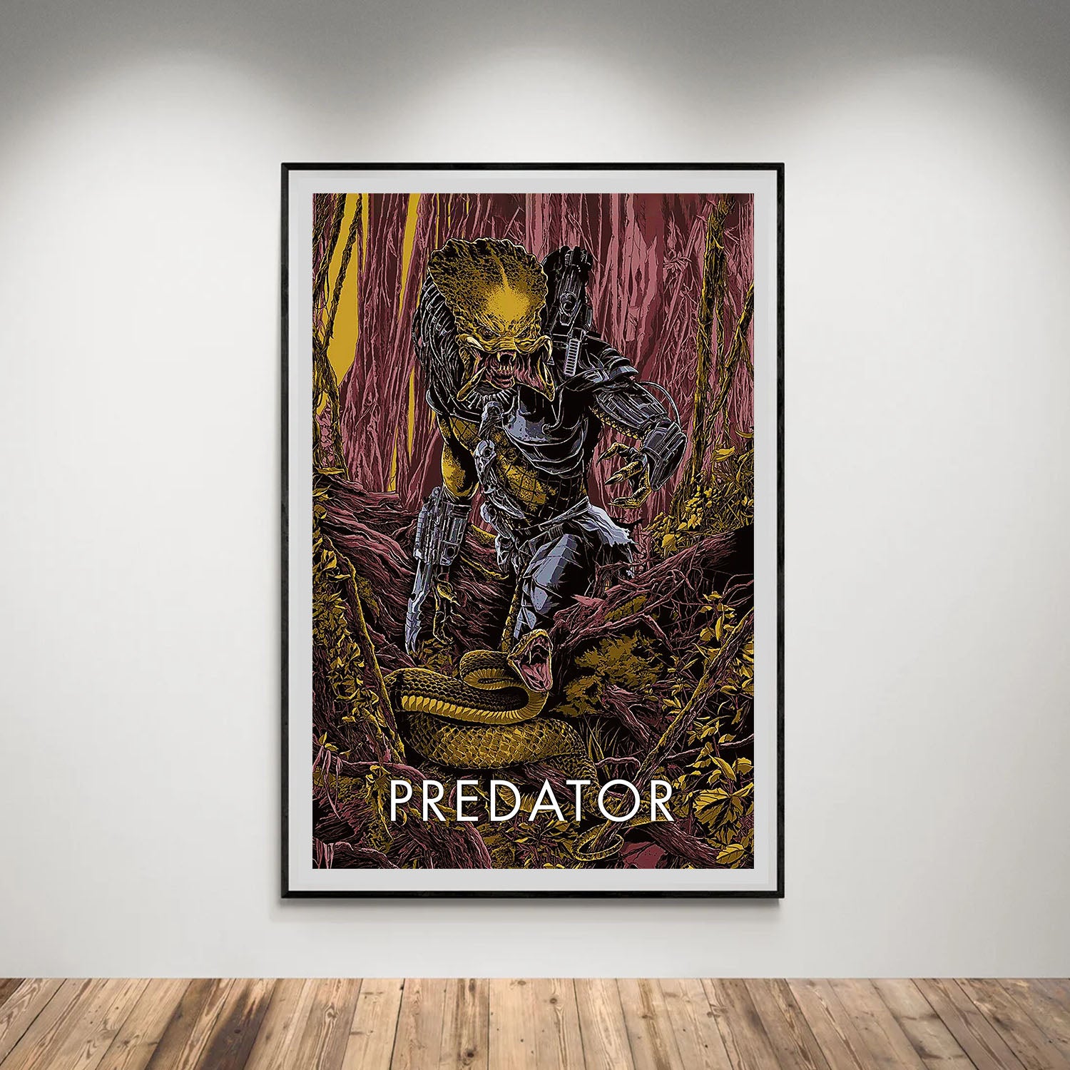 Flex Designs Poster Predator Sketch 5 x 7" Home Goods - Movie 1987 Movie Poster