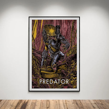 Flex Designs Poster Predator Sketch 5 x 7" Home Goods - Movie 1987 Movie Poster
