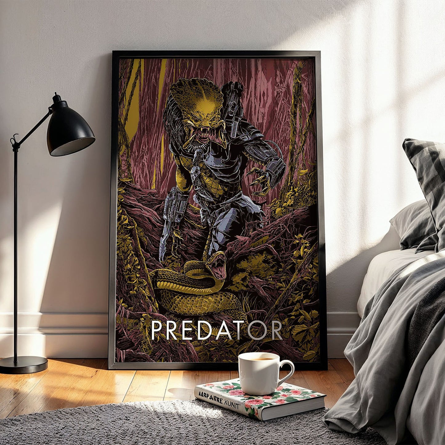 Flex Designs Poster Predator Sketch 11 x 17" Home Goods - Movie 1987 Movie Poster