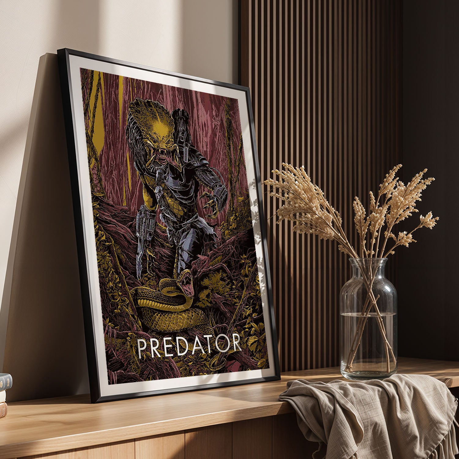 Flex Designs Poster Predator Sketch 11 x 17" Home Goods - Movie 1987 Movie Poster