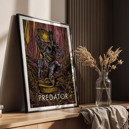 Flex Designs Poster Predator Sketch 11 x 17" Home Goods - Movie 1987 Movie Poster