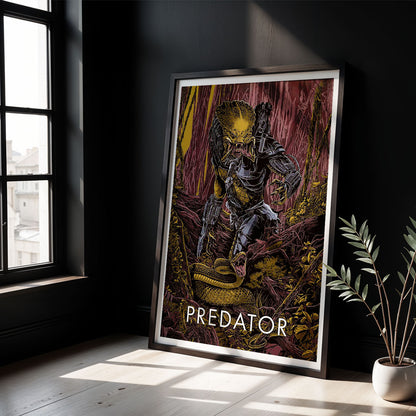 Flex Designs Poster Predator Sketch 5 x 7" Home Goods - Movie 1987 Movie Poster