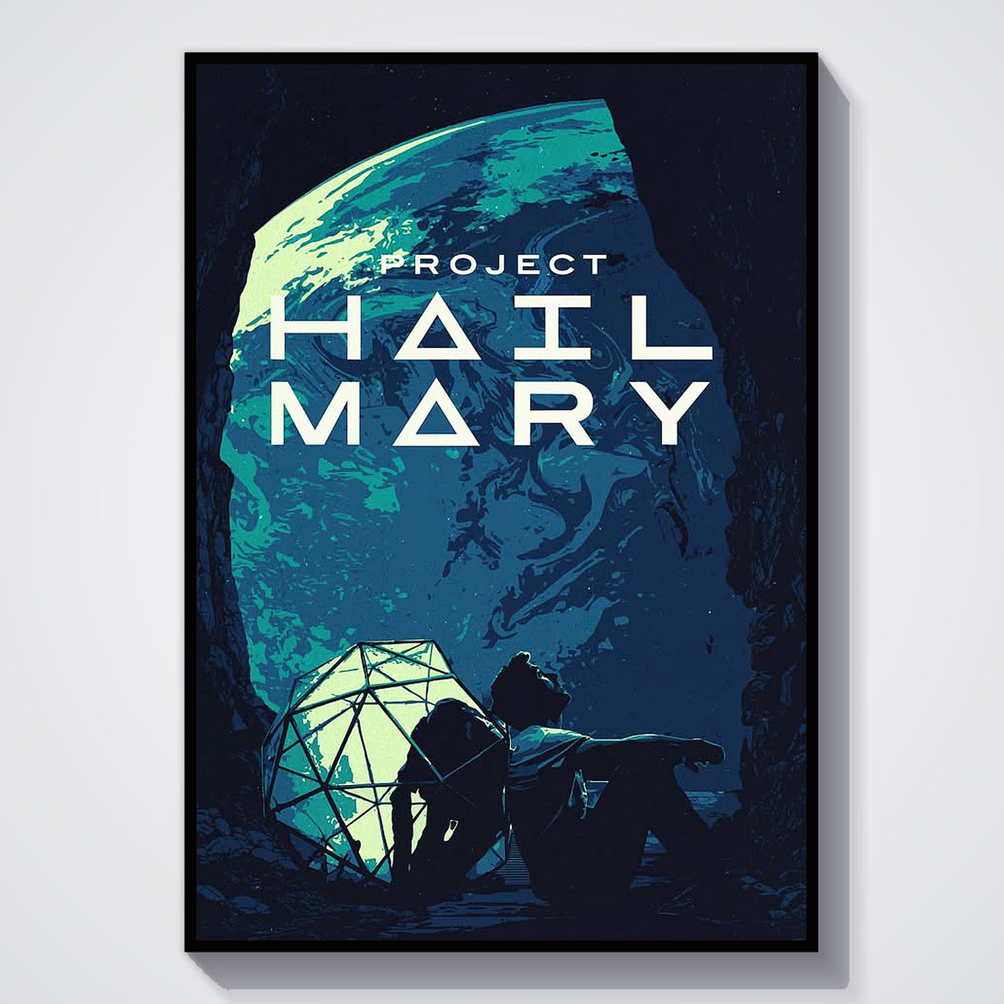 Flex Designs Poster Project Hail Mary Simple 11 x 17" Home Goods - Movie 2026 Movie Poster