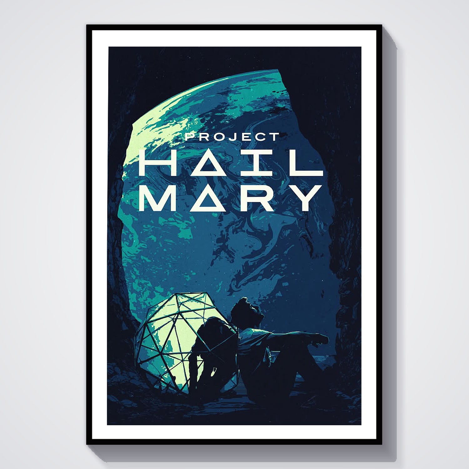Flex Designs Poster Project Hail Mary Simple 5 x 7" Home Goods - Movie 2026 Movie Poster