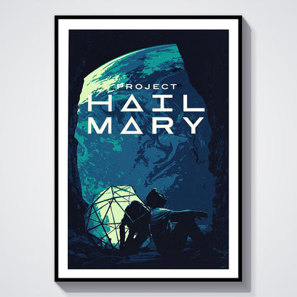 Flex Designs Poster Project Hail Mary Simple 5 x 7" Home Goods - Movie 2026 Movie Poster