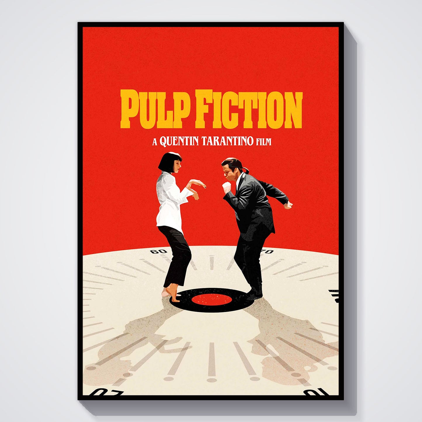 Flex Designs Poster Pulp Fiction Key Visual 11 x 17" Home Goods - Movie 1994 Movie Poster
