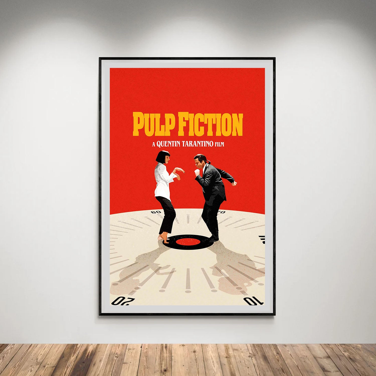 Flex Designs Poster Pulp Fiction Key Visual 5 x 7" Home Goods - Movie 1994 Movie Poster