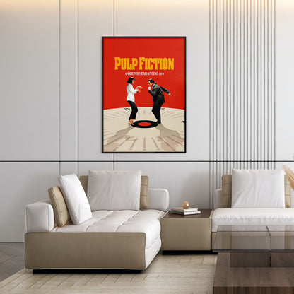 Flex Designs Poster Pulp Fiction Key Visual 11 x 17" Home Goods - Movie 1994 Movie Poster