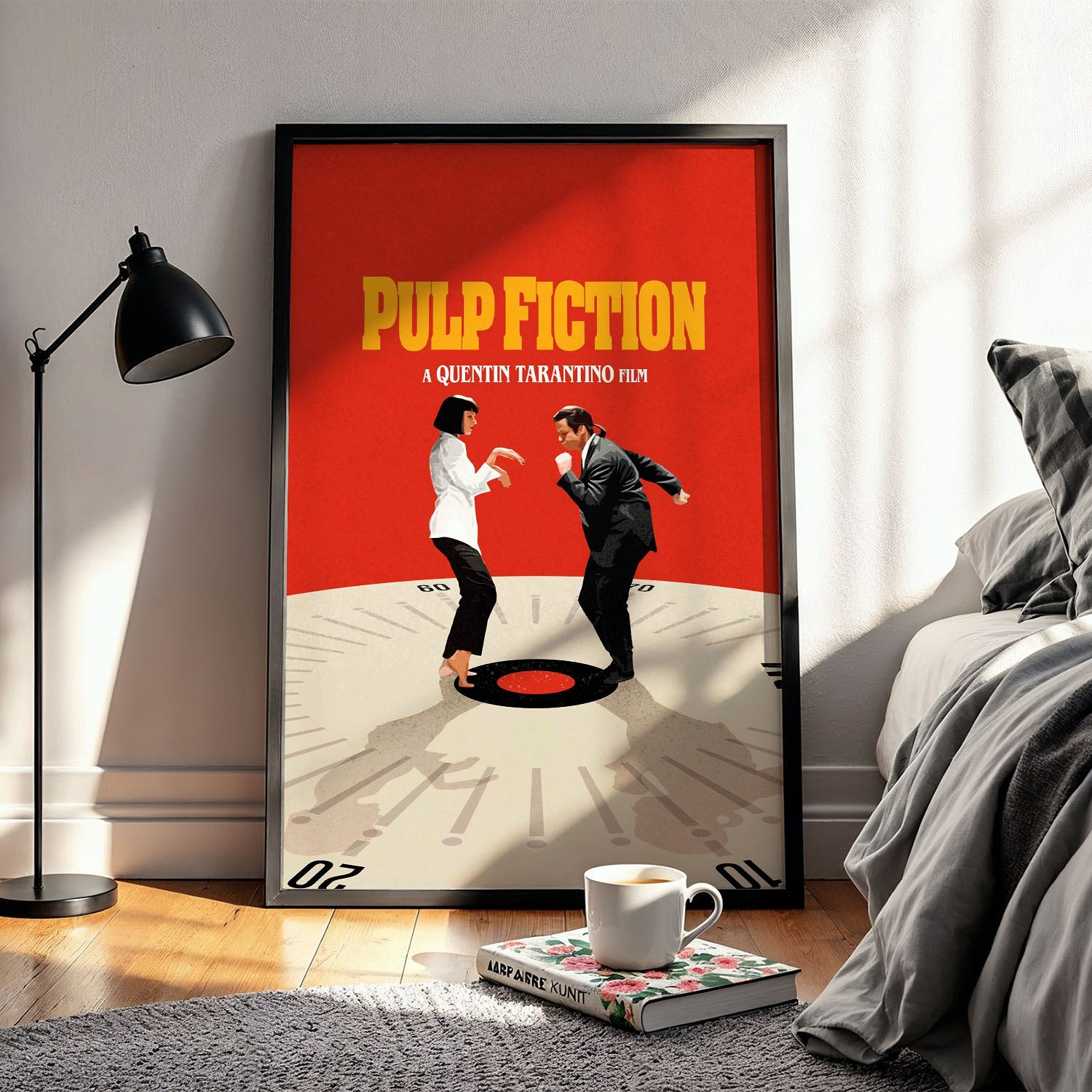 Flex Designs Poster Pulp Fiction Key Visual 11 x 17" Home Goods - Movie 1994 Movie Poster