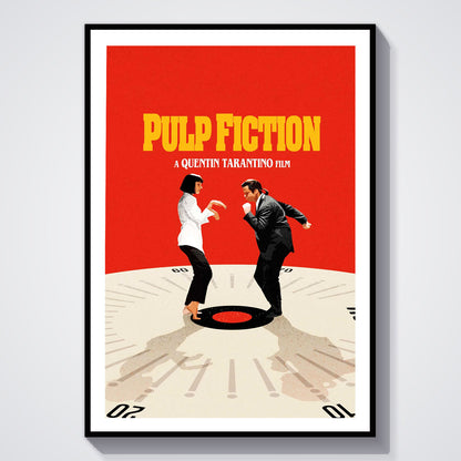 Flex Designs Poster Pulp Fiction Key Visual 5 x 7" Home Goods - Movie 1994 Movie Poster