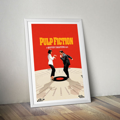 Flex Designs Poster Pulp Fiction Key Visual 5 x 7" Home Goods - Movie 1994 Movie Poster