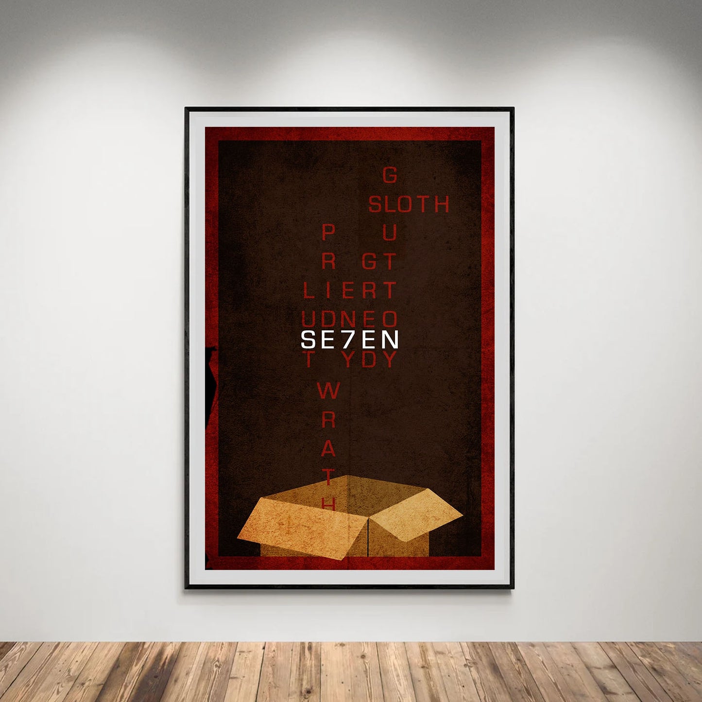 Flex Designs Poster Se7en Minimalist 5 x 7" Home Goods - Movie 1995 Movie Poster