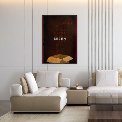 Flex Designs Poster Se7en Minimalist 11 x 17" Home Goods - Movie 1995 Movie Poster