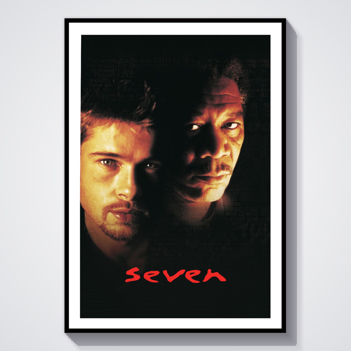 Flex Designs Poster Se7en 5 x 7" Home Goods - Movie 1995 Movie Poster