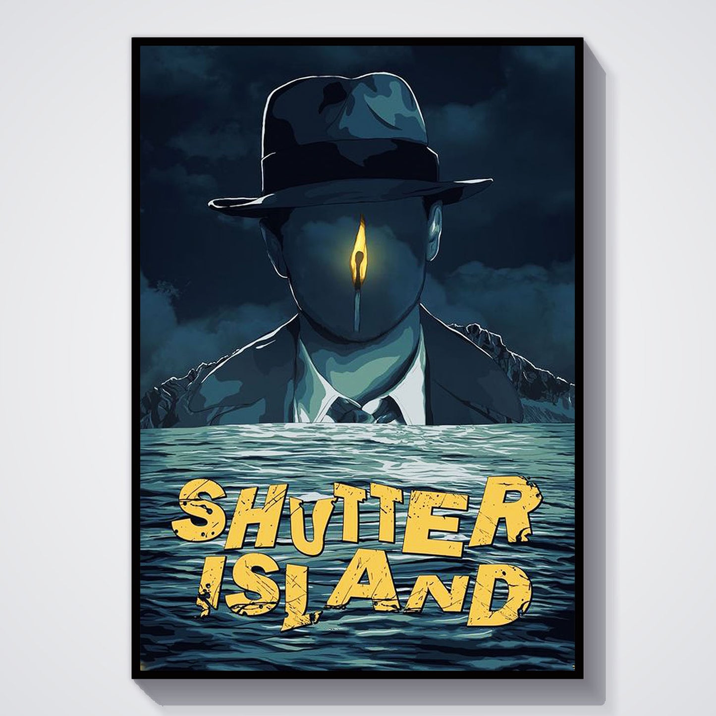 Flex Designs Poster Shutter Island Cover 11 x 17" Home Goods - Movie 2010 Movie Poster