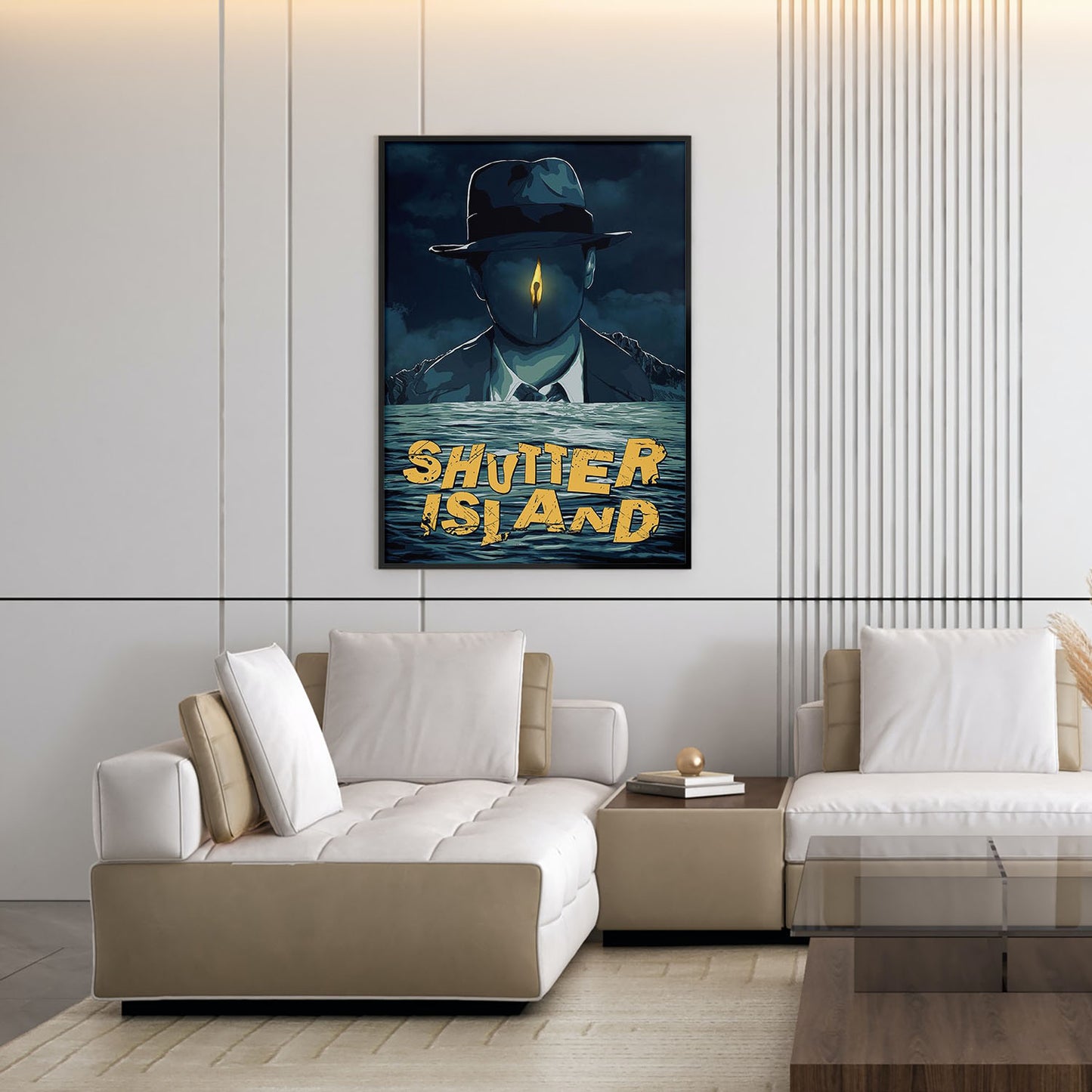 Flex Designs Poster Shutter Island Cover 11 x 17" Home Goods - Movie 2010 Movie Poster