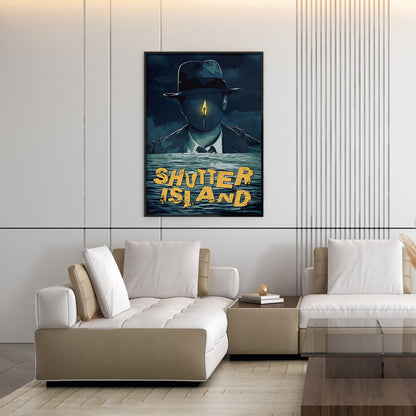 Flex Designs Poster Shutter Island Cover 11 x 17" Home Goods - Movie 2010 Movie Poster
