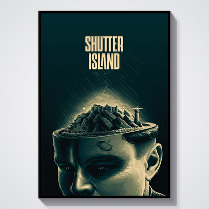 Flex Designs Poster Shutter Island Drawing 11 x 17" Home Goods - Movie 2010 Movie Poster
