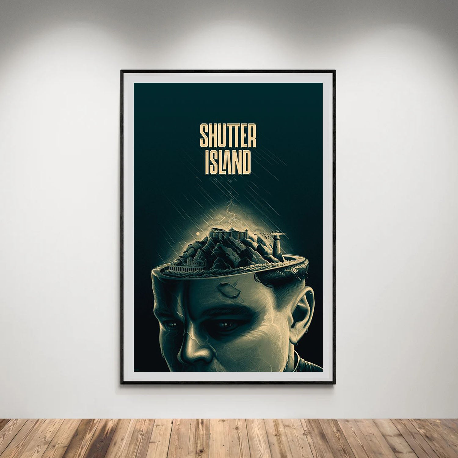 Flex Designs Poster Shutter Island Drawing 5 x 7" Home Goods - Movie 2010 Movie Poster