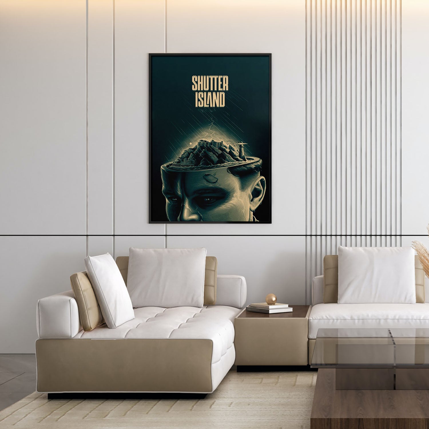 Flex Designs Poster Shutter Island Drawing 11 x 17" Home Goods - Movie 2010 Movie Poster