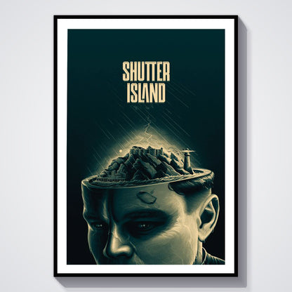 Flex Designs Poster Shutter Island Drawing 5 x 7" Home Goods - Movie 2010 Movie Poster
