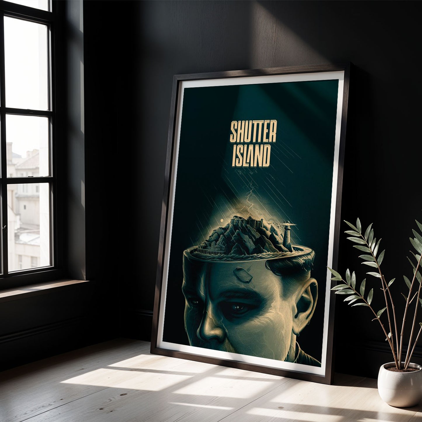 Flex Designs Poster Shutter Island Drawing 5 x 7" Home Goods - Movie 2010 Movie Poster