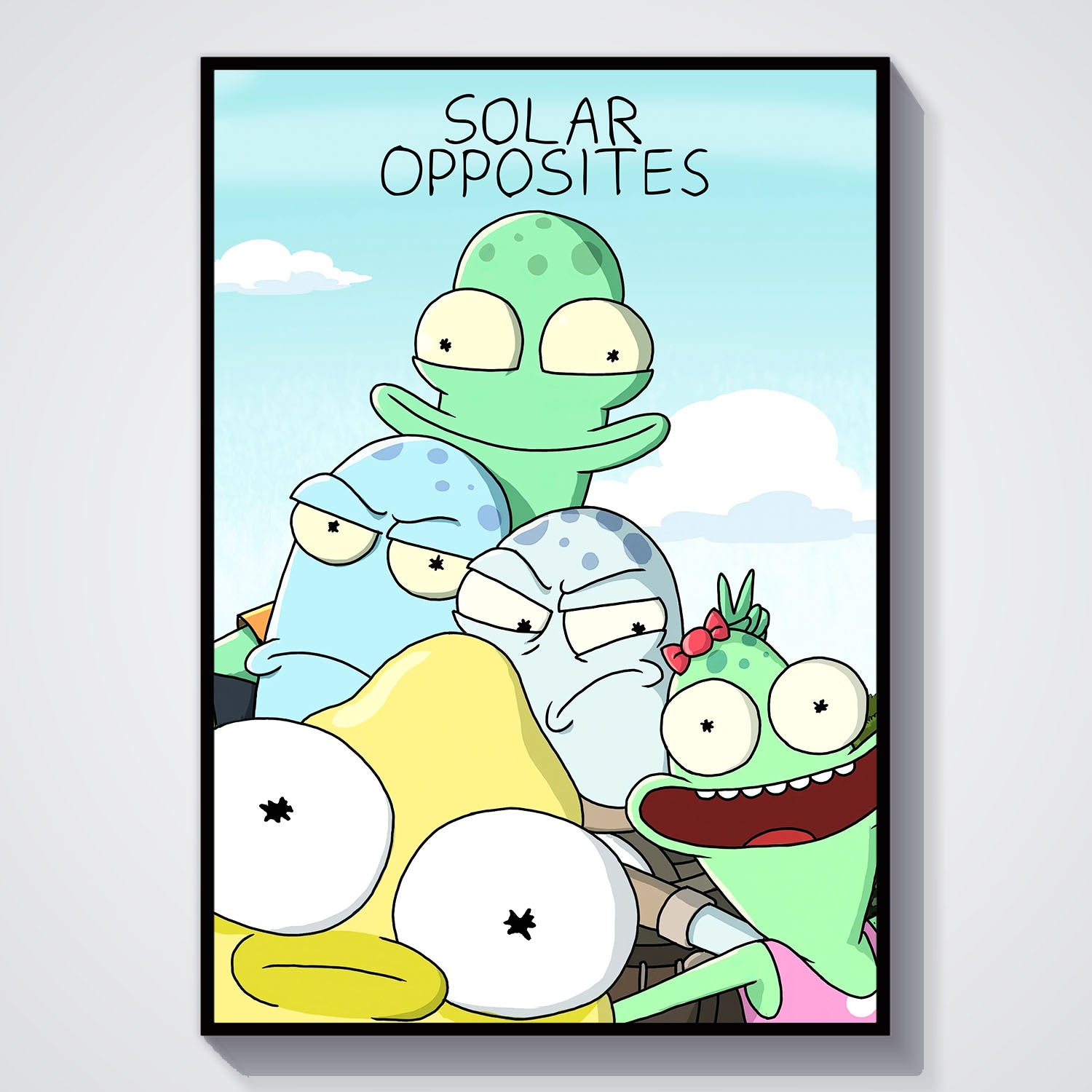 Flex Designs Poster Solar Opposites Alternate 11 x 17" Home Goods - TV show 2020 TV show Poster