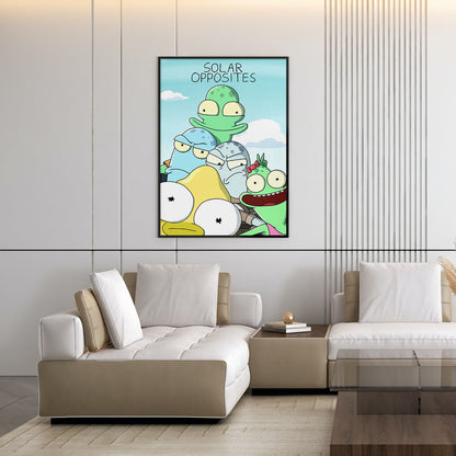 Flex Designs Poster Solar Opposites Alternate 11 x 17" Home Goods - TV show 2020 TV show Poster