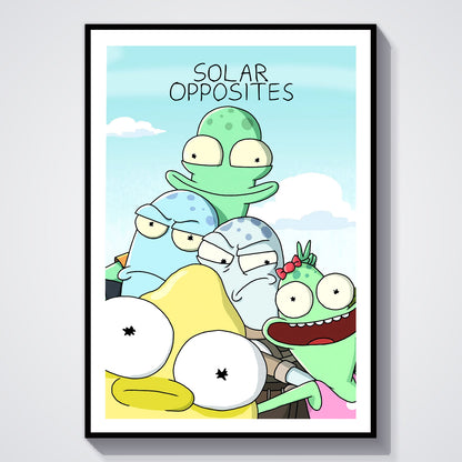 Flex Designs Poster Solar Opposites Alternate 5 x 7" Home Goods - TV show 2020 TV show Poster