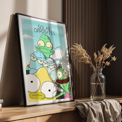 Flex Designs Poster Solar Opposites Alternate 11 x 17" Home Goods - TV show 2020 TV show Poster